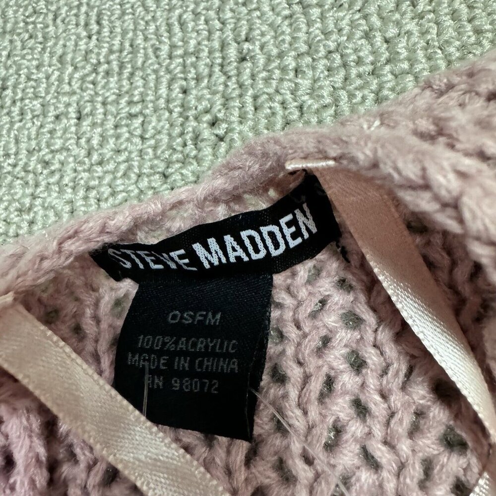 Steve Madden Cardigan Pink Short Sleeve Women’s One Size NWT - Picture 10 of 10